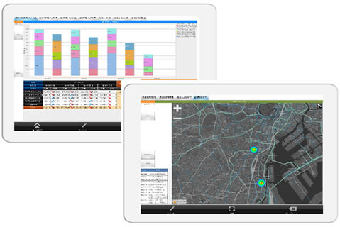 モバイルデバイスからも経営分析が可能