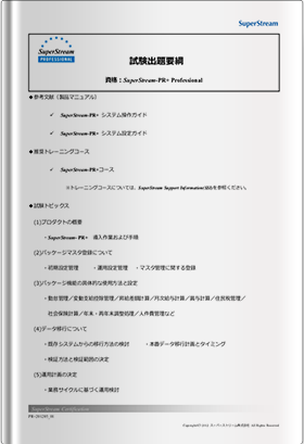 PR+ Professional試験出題要綱